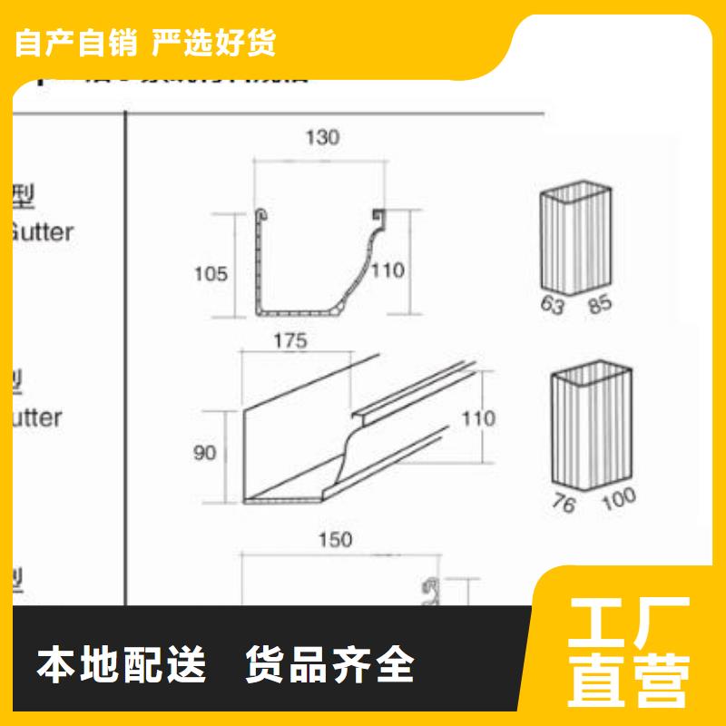 PVC成品天沟,铝合金檐槽详细参数