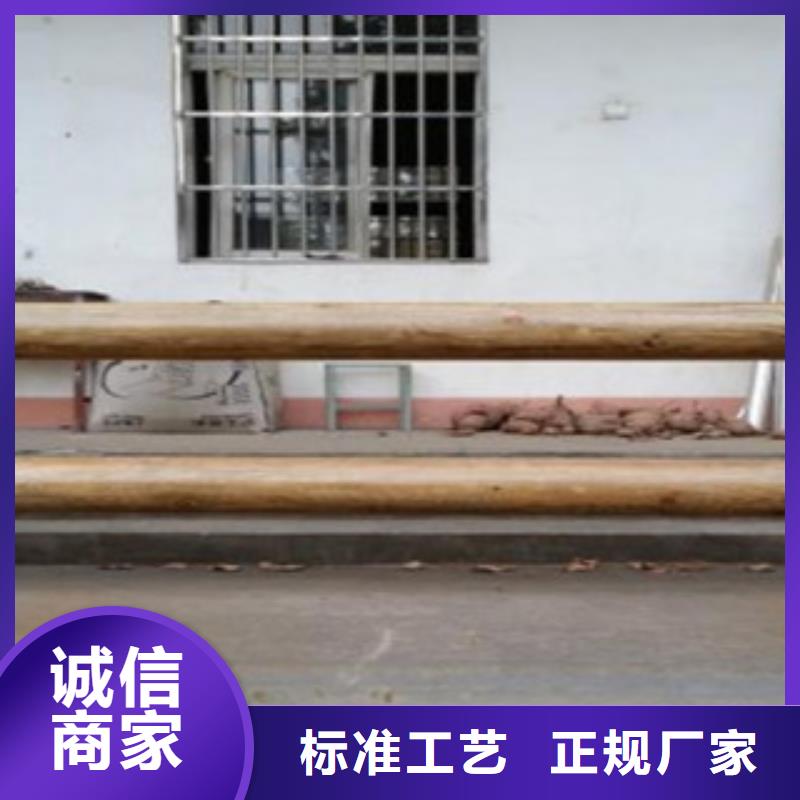 鋼背木護欄燈光護欄廠家案例