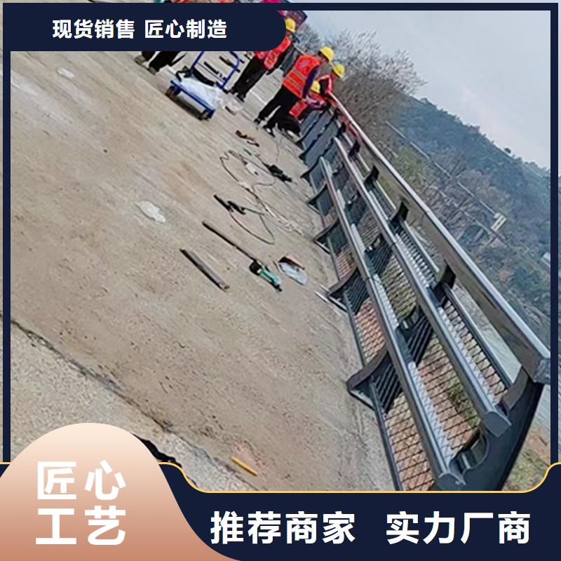 Q355B桥梁河道护栏安装正规厂家桥梁防撞护栏