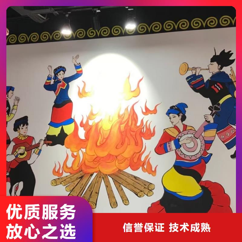 墙绘凉水塔彩绘筒仓手绘墙画有实力