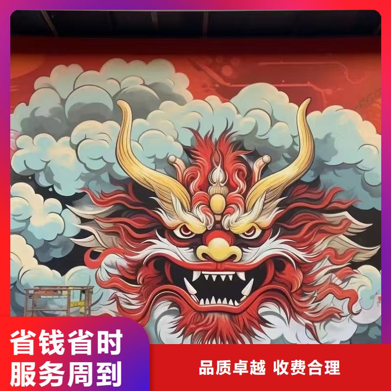 墙绘凉水塔彩绘筒仓手绘墙画高性价比